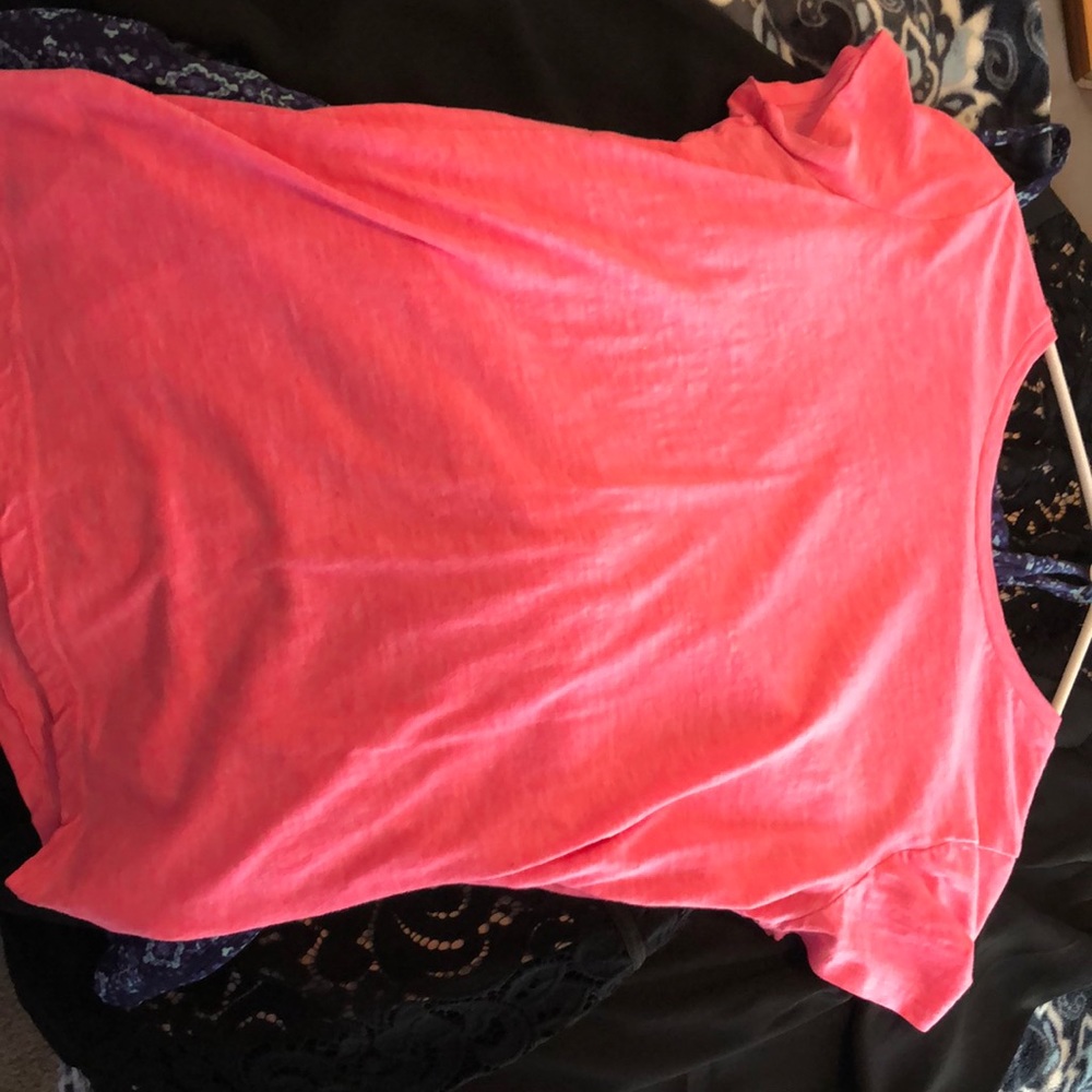 Bright pink shirt